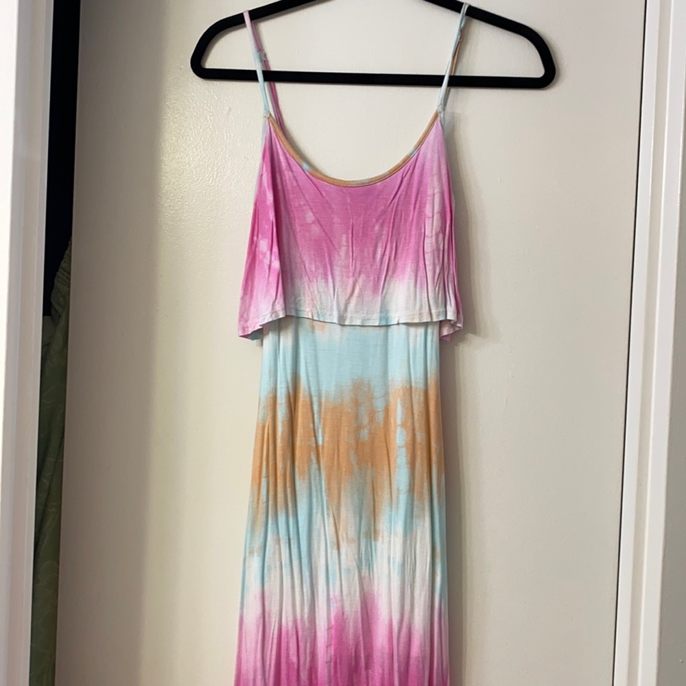 LuLu’s Tie dye maxi dress